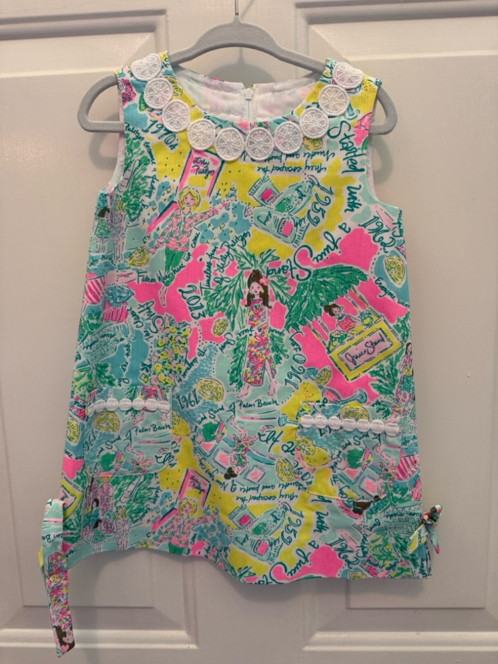 Lilly Pulitzer shift Dress with 50th anniversary print